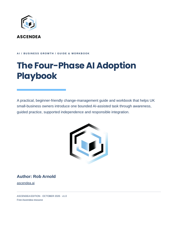 Cover of The Four-Phase AI Adoption Playbook