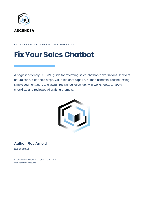 Cover of Fix Your Sales Chatbot