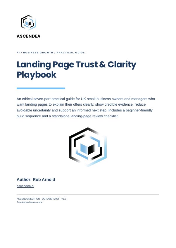 Cover of Landing Page Trust & Clarity Playbook