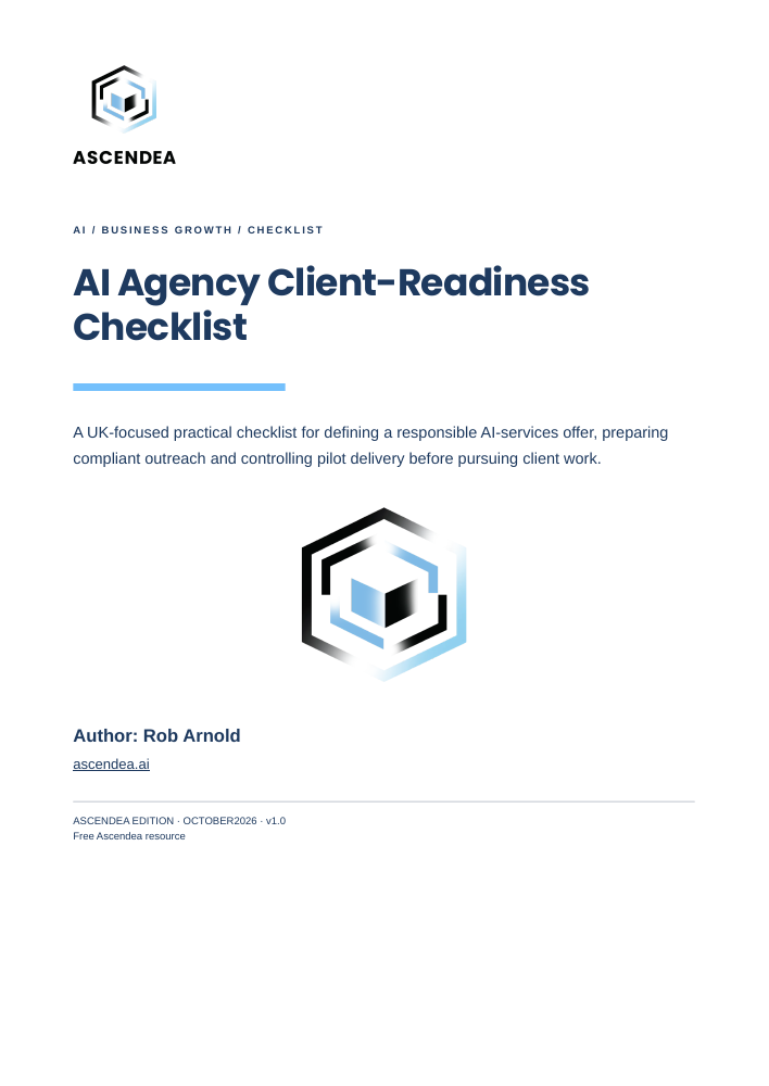 Cover of AI Agency Client-Readiness Checklist