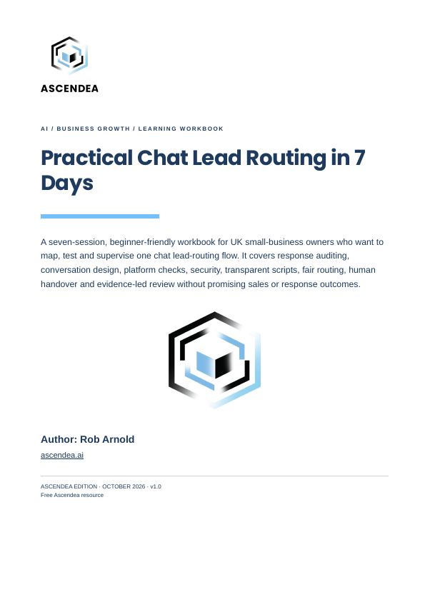 Cover of Practical Chat Lead Routing in 7 Days