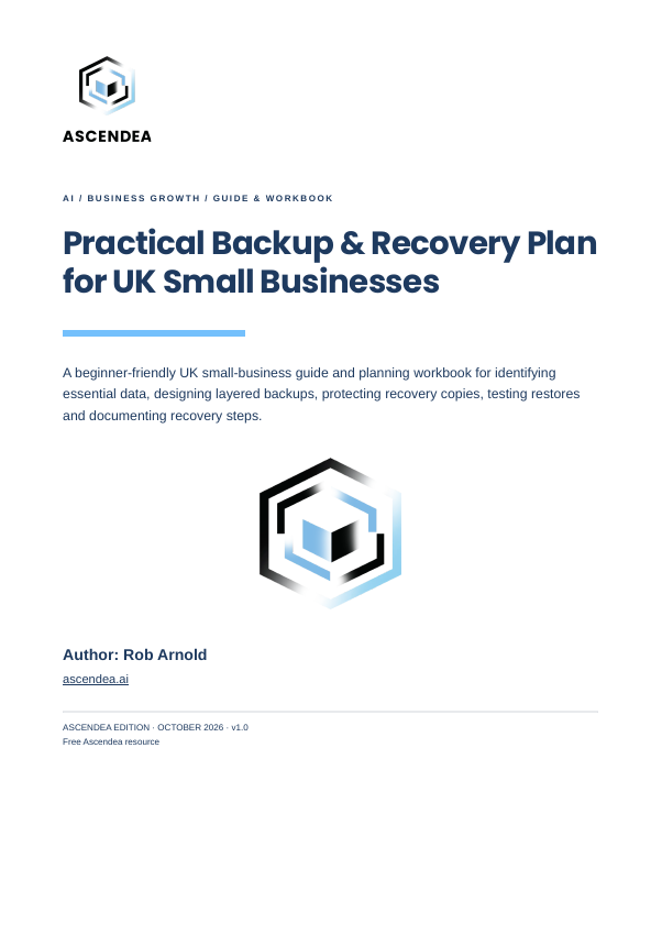 Cover of Practical Backup & Recovery Plan for UK Small Businesses