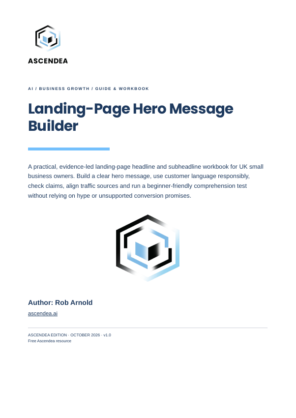 Cover of Landing-Page Hero Message Builder