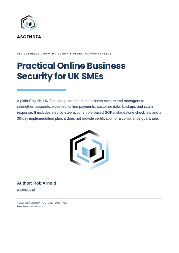 Cover of Practical Online Business Security for UK SMEs