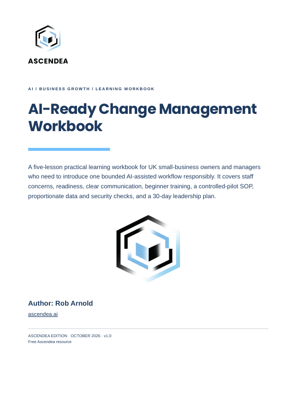 Cover of AI-Ready Change Management Workbook