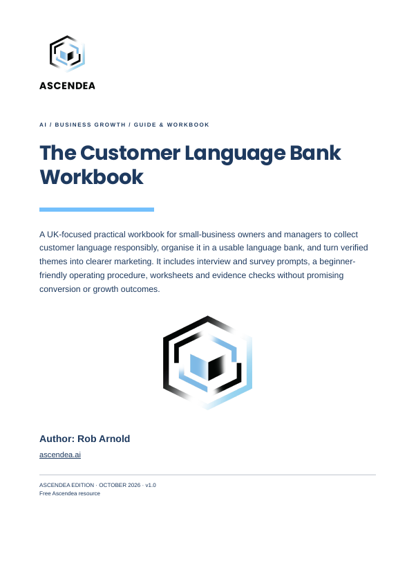Cover of The Customer Language Bank Workbook