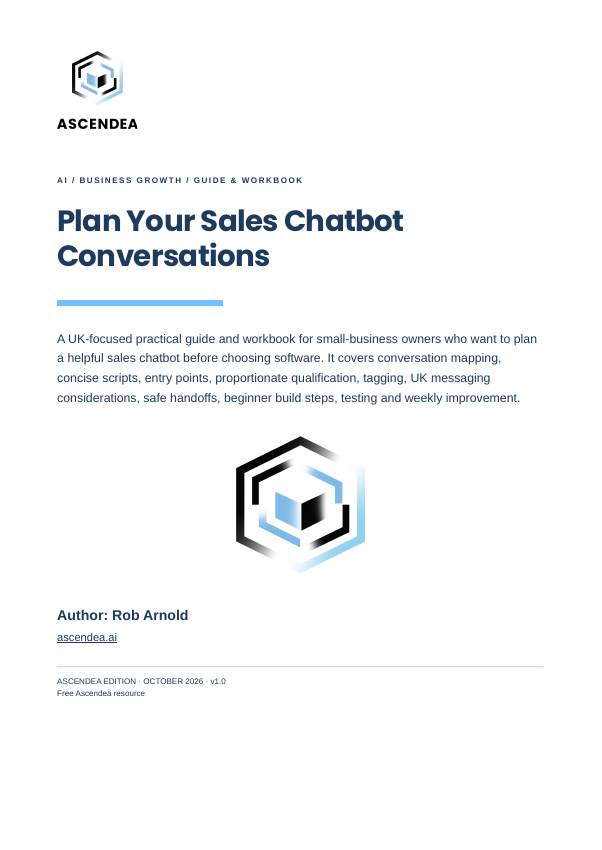 Cover of Plan Your Sales Chatbot Conversations