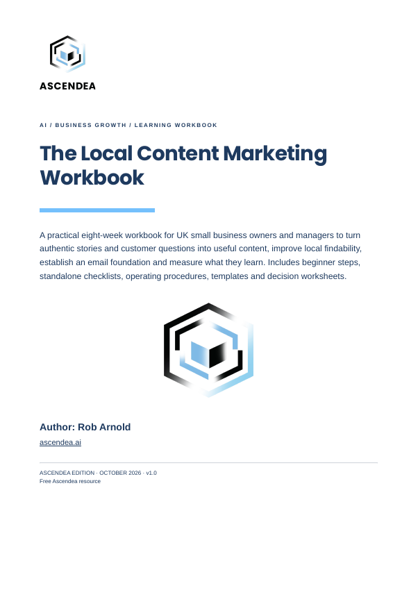 Cover of The Local Content Marketing Workbook