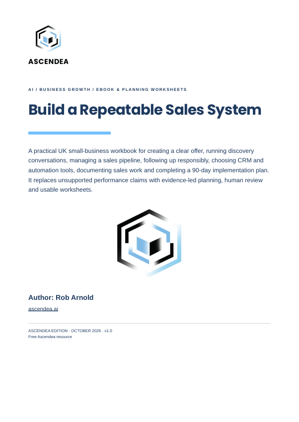 Cover of Build a Repeatable Sales System