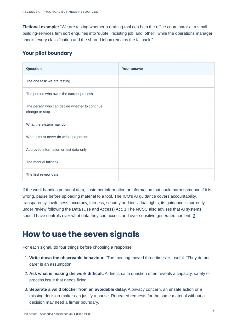 Preview of PDF page 5 from Seven Early Warning Signs of Resistance to AI