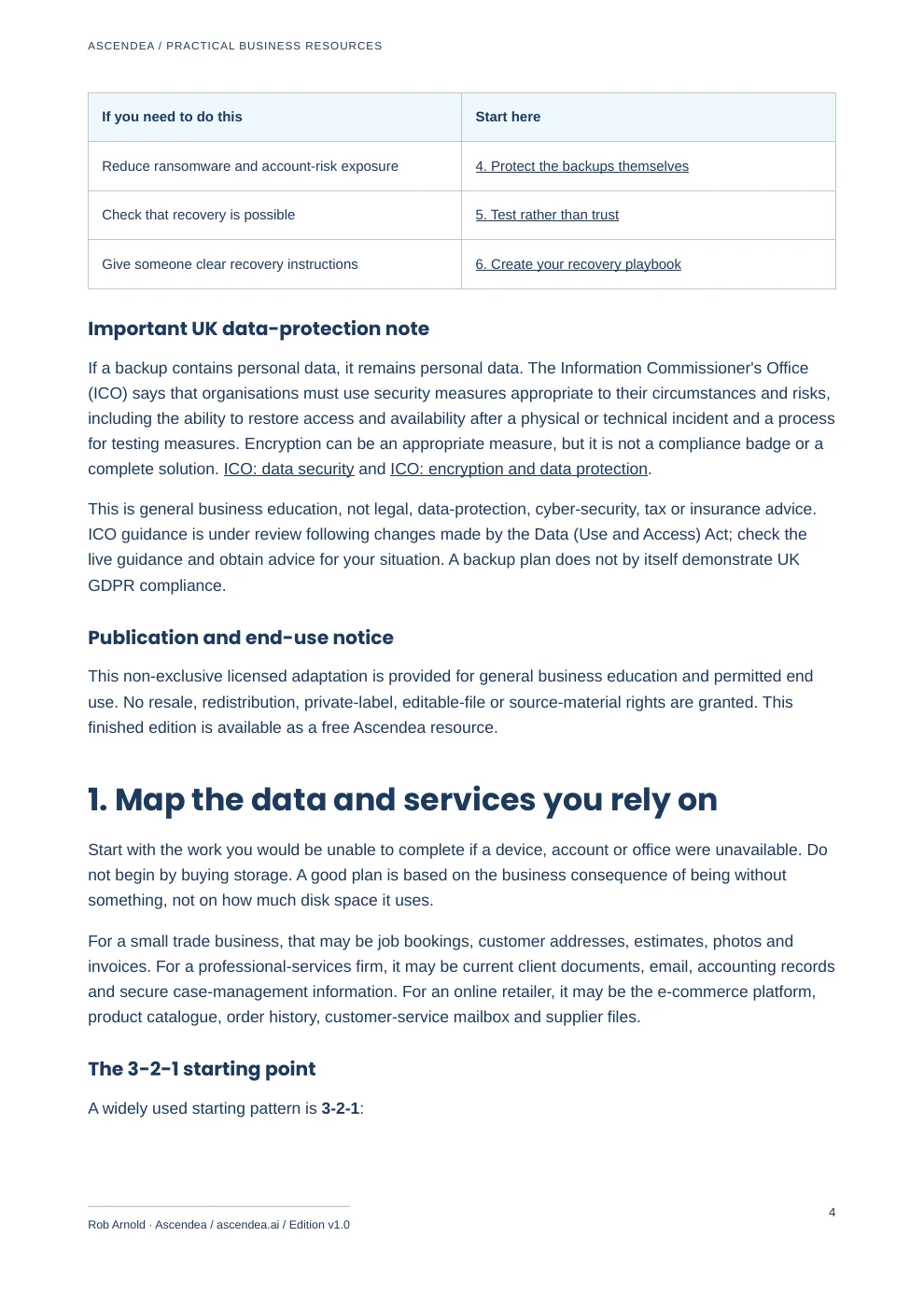 Preview of PDF page 4 from Practical Backup & Recovery Plan for UK Small Businesses