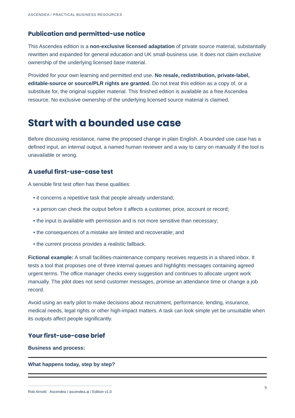 Preview of PDF page 5 from AI-Ready Change Management Workbook