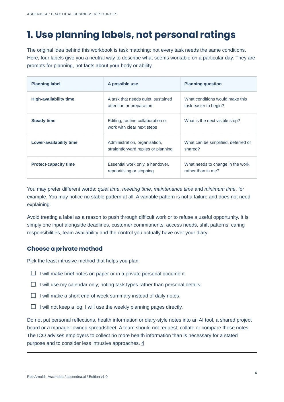 Preview of PDF page 4 from Creative Energy Planning for Sustainable Work
